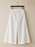 Wide-Leg Trouser Pants