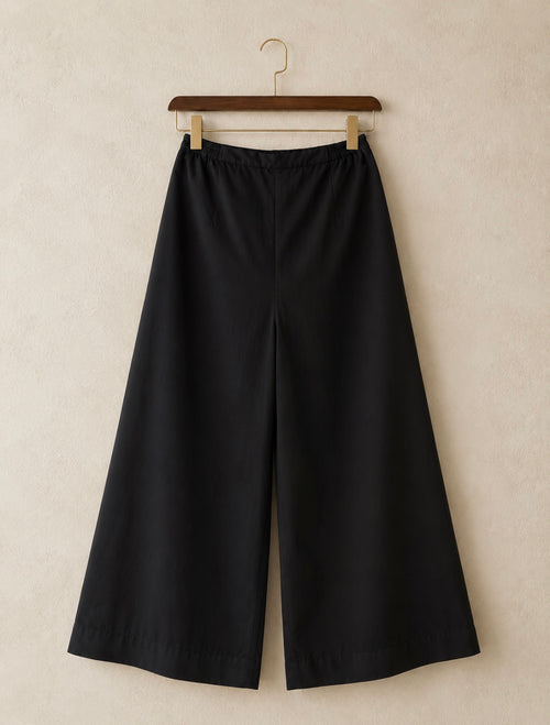 Wide-Leg Trouser Pants