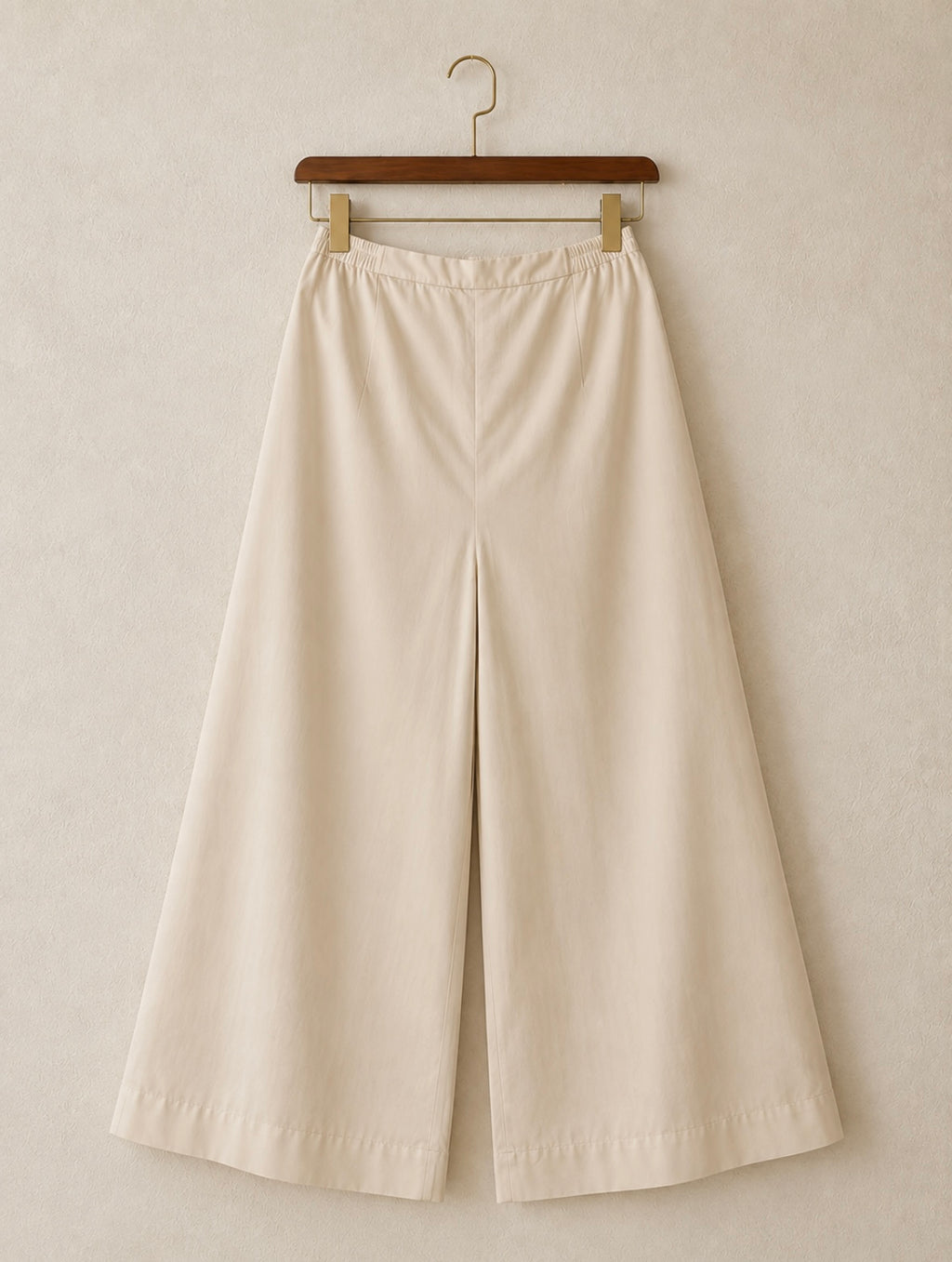 Wide-Leg Trouser Pants