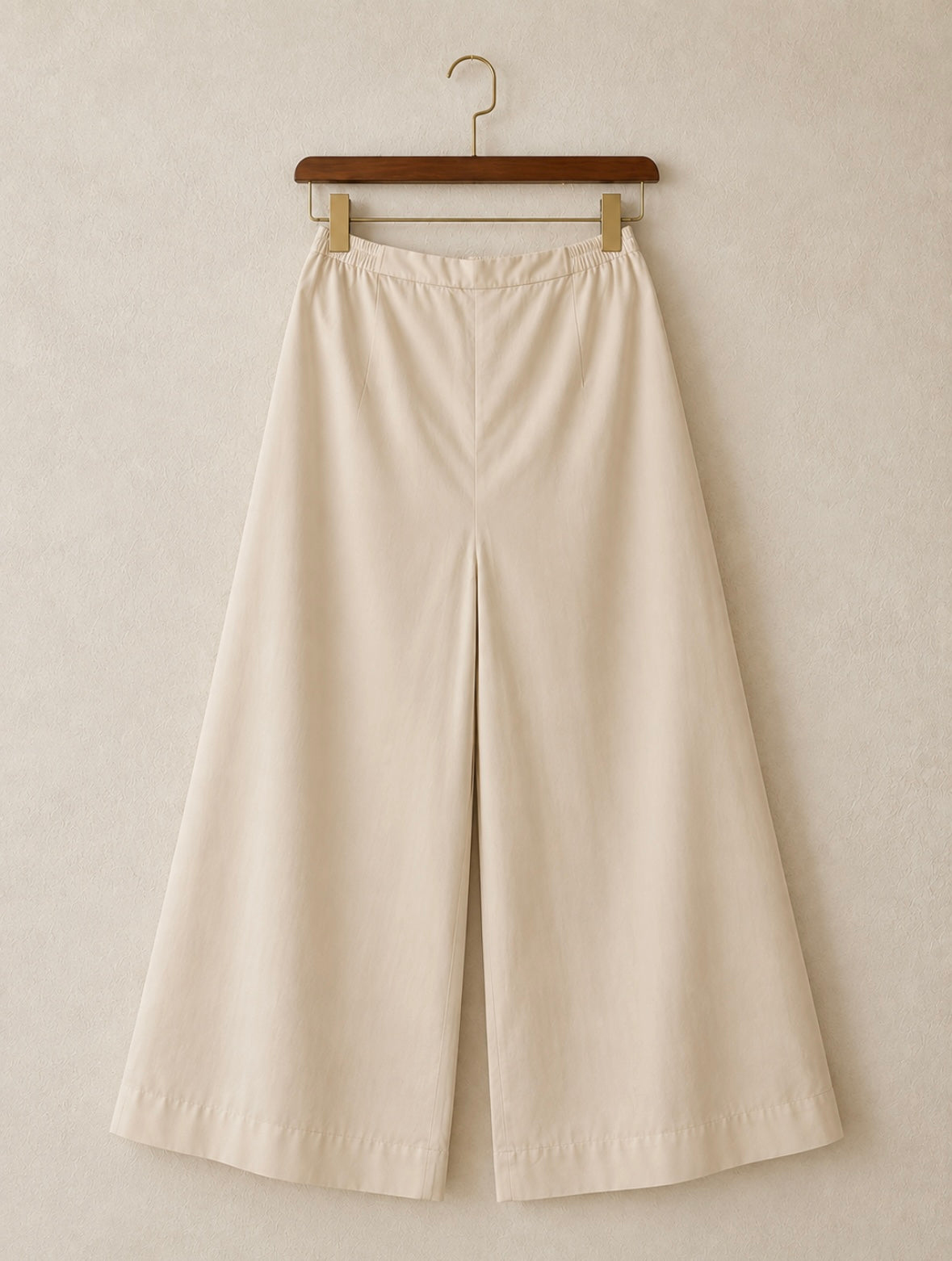 Wide-Leg Trouser Pants